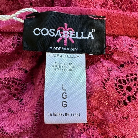 NWT Cosabella Plum Blossom Maternity Girlie Racerback Bralette Large - Picture 4 of 10